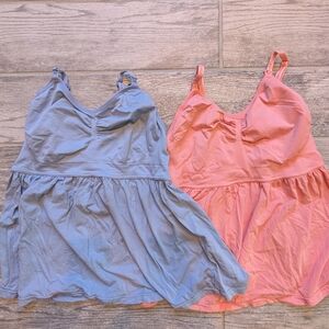 Two Motherhood Maternity XL Breastfeeding Tank Tops